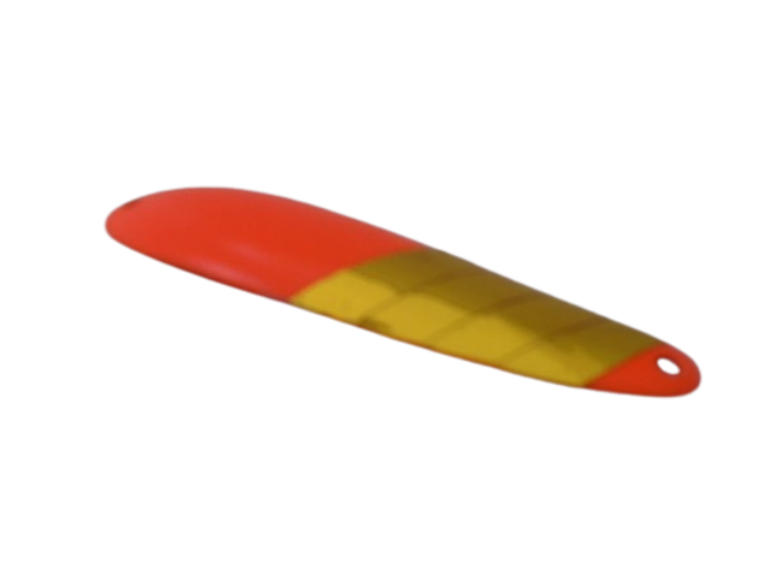 fishing SPOON orange/gold TROLLING WALLEYE SALMON RAINBOW TROUT LURE eye Detroit