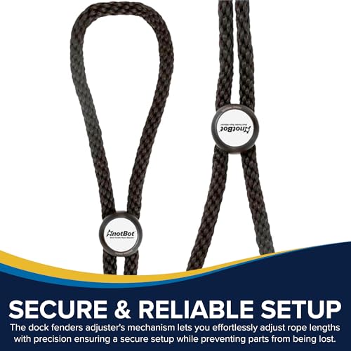PHENDER PRO KnotBot Boat Fender Rope Adjuster (with Fender Rope)