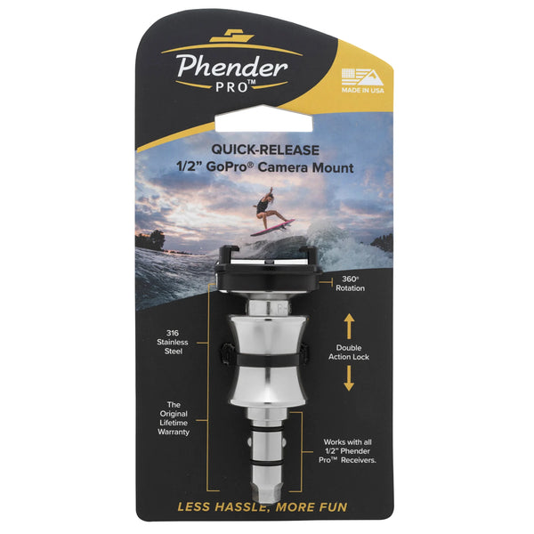 QUICK-RELEASE ½” GoPro® CAMERA MOUNT / BSPA-1277