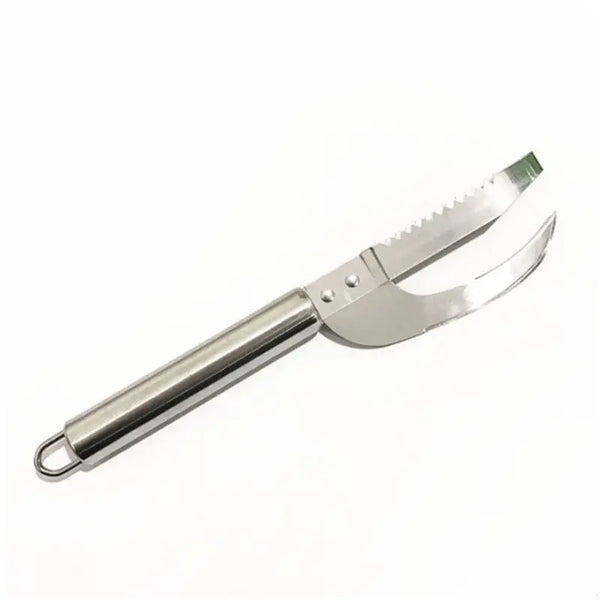 Premium 3-in-1 Stainless Steel Fish Maw Knife - Scrape Scales, Cut Fish fast !