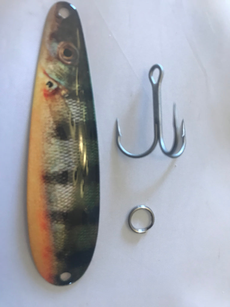copper spoon fishing lure COPPER PERCH IMAGE FISHING SPOON – Walleyecenter